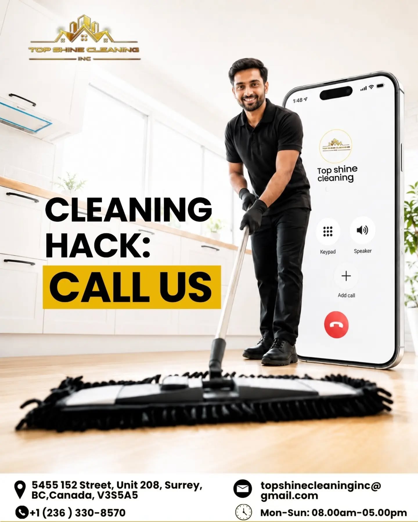 Top Shine Cleaning — Professional Office Cleaning in Surrey, before